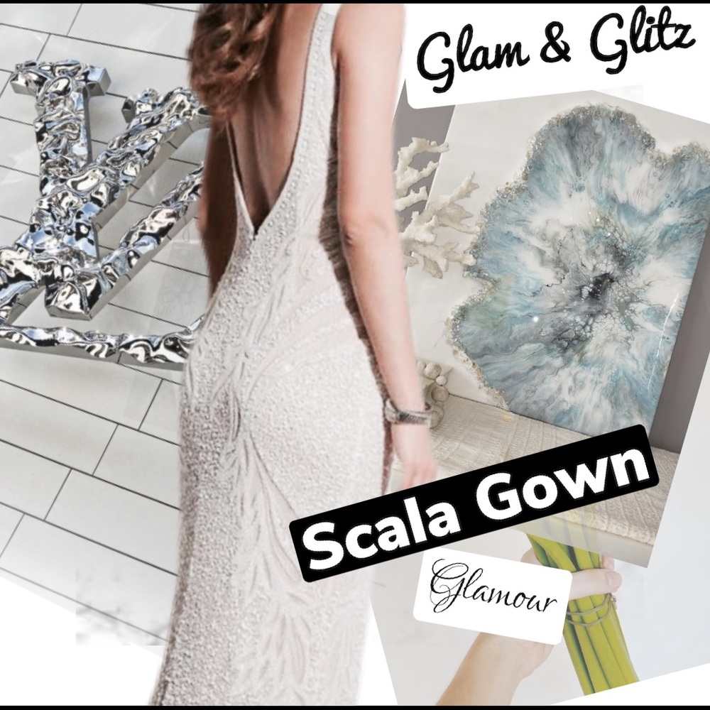 Scala evening gown